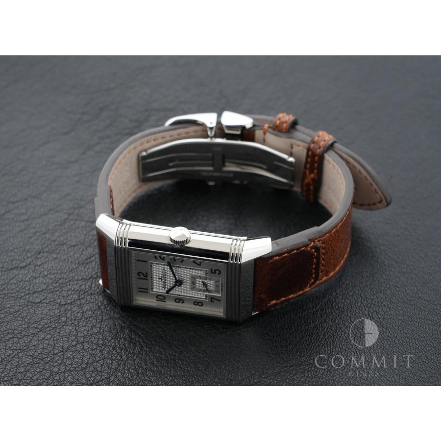 ジャガールクルト レベルソ クラシック デュオ スモールセコンド Ref.Q2458422 ステンレススチール シルバーxブラック文字盤 | JAEGER-LECOULTRE | 10