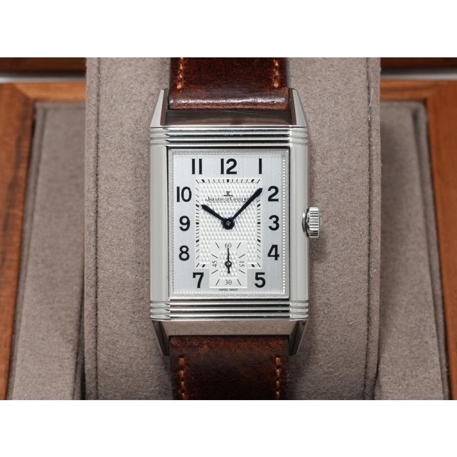ジャガールクルト レベルソ クラシック デュオ スモールセコンド Ref.Q2458422 ステンレススチール シルバーxブラック文字盤 | JAEGER-LECOULTRE | 01