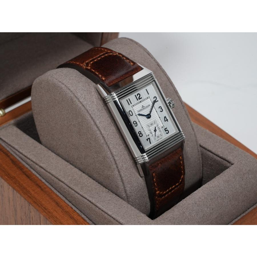 ジャガールクルト レベルソ クラシック デュオ スモールセコンド Ref.Q2458422 ステンレススチール シルバーxブラック文字盤 | JAEGER-LECOULTRE | 05