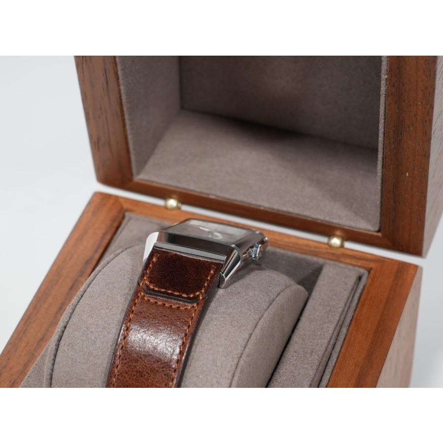 ジャガールクルト レベルソ クラシック デュオ スモールセコンド Ref.Q2458422 ステンレススチール シルバーxブラック文字盤 | JAEGER-LECOULTRE | 06