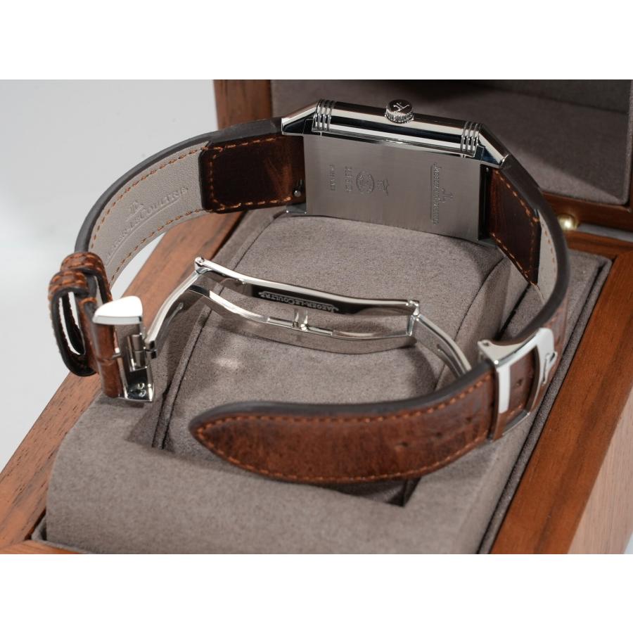 ジャガールクルト レベルソ クラシック デュオ スモールセコンド Ref.Q2458422 ステンレススチール シルバーxブラック文字盤 | JAEGER-LECOULTRE | 08