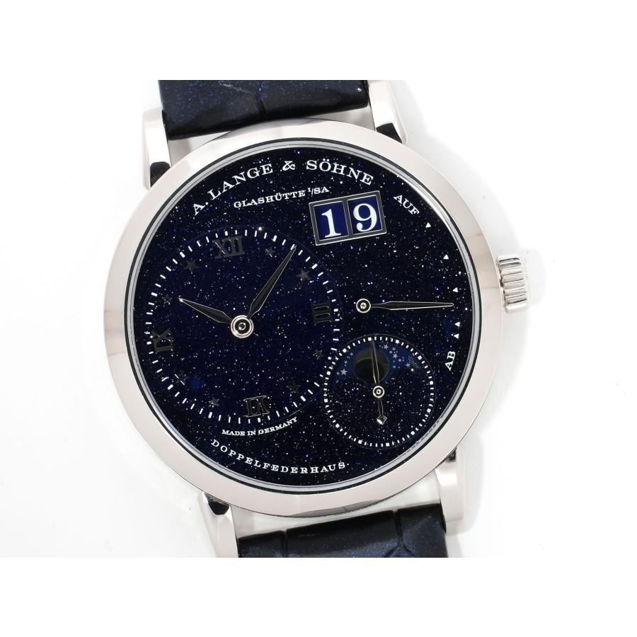 A.ランゲ＆ゾーネ リトル ランゲ1 ムーンフェイズ Ref.182.086 ホワイトゴールド ブルー文字盤 | A. LANGE & SOHNE | 02
