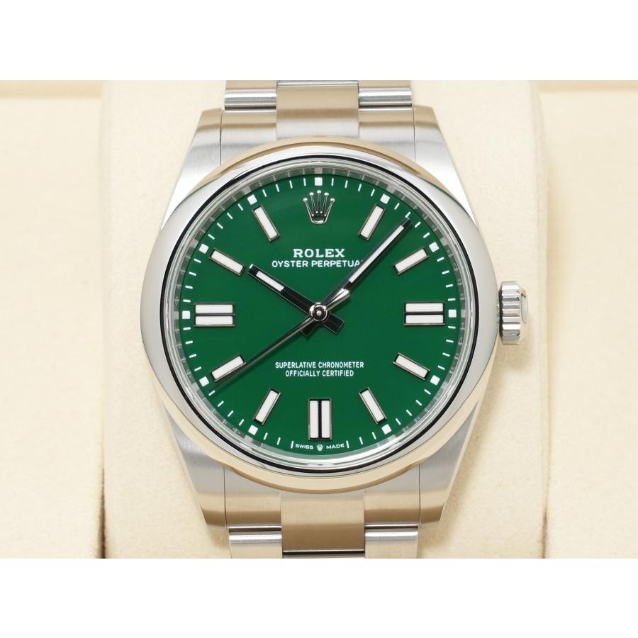 ロレックス オイスターパーペチュアル41 Ref.134300 ステンレススチール グリーン文字盤 | オイスター パーペチュアル | 01