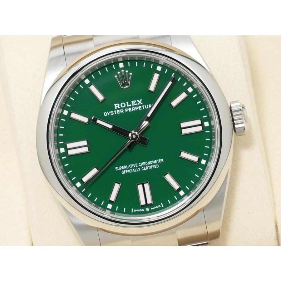 ロレックス オイスターパーペチュアル41 Ref.134300 ステンレススチール グリーン文字盤 | オイスター パーペチュアル | 02
