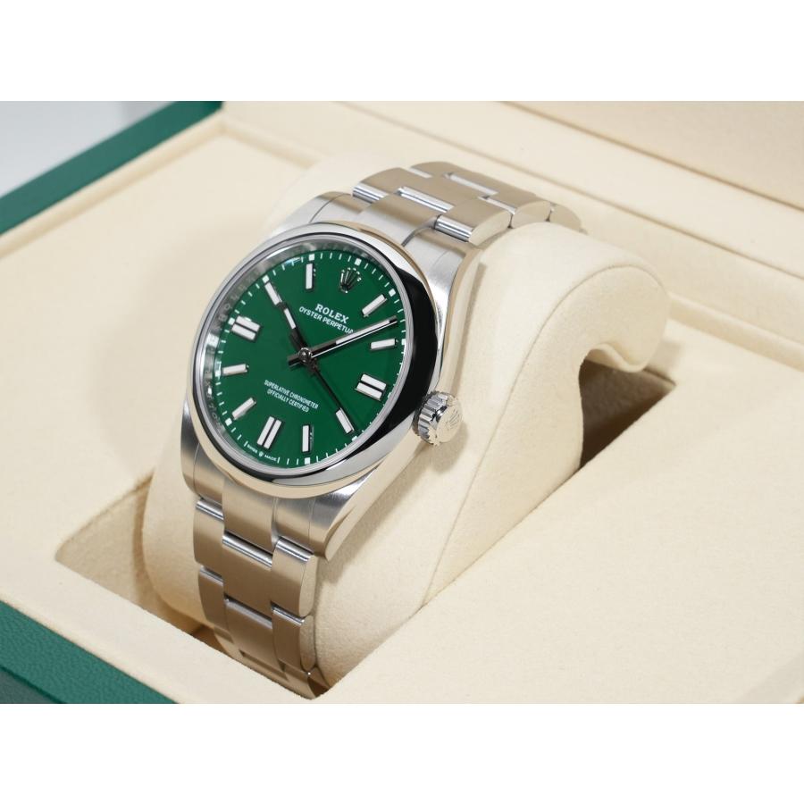 ロレックス オイスターパーペチュアル41 Ref.134300 ステンレススチール グリーン文字盤 | オイスター パーペチュアル | 03