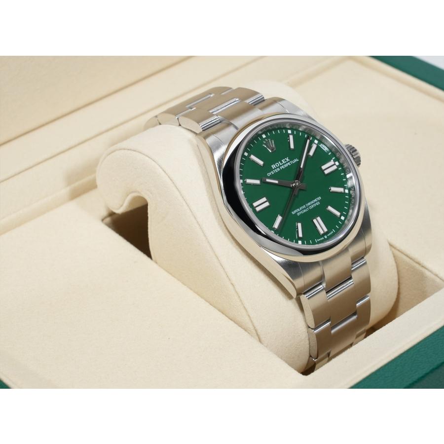 ロレックス オイスターパーペチュアル41 Ref.134300 ステンレススチール グリーン文字盤 | オイスター パーペチュアル | 04