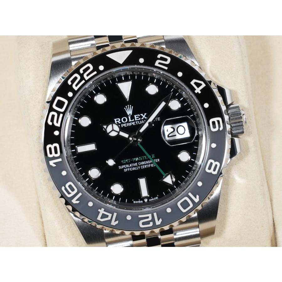 ロレックス GMTマスターII Ref.126710GRNR SS ブラック文字盤 ジュビリーブレスレット | GMTマスター | 02