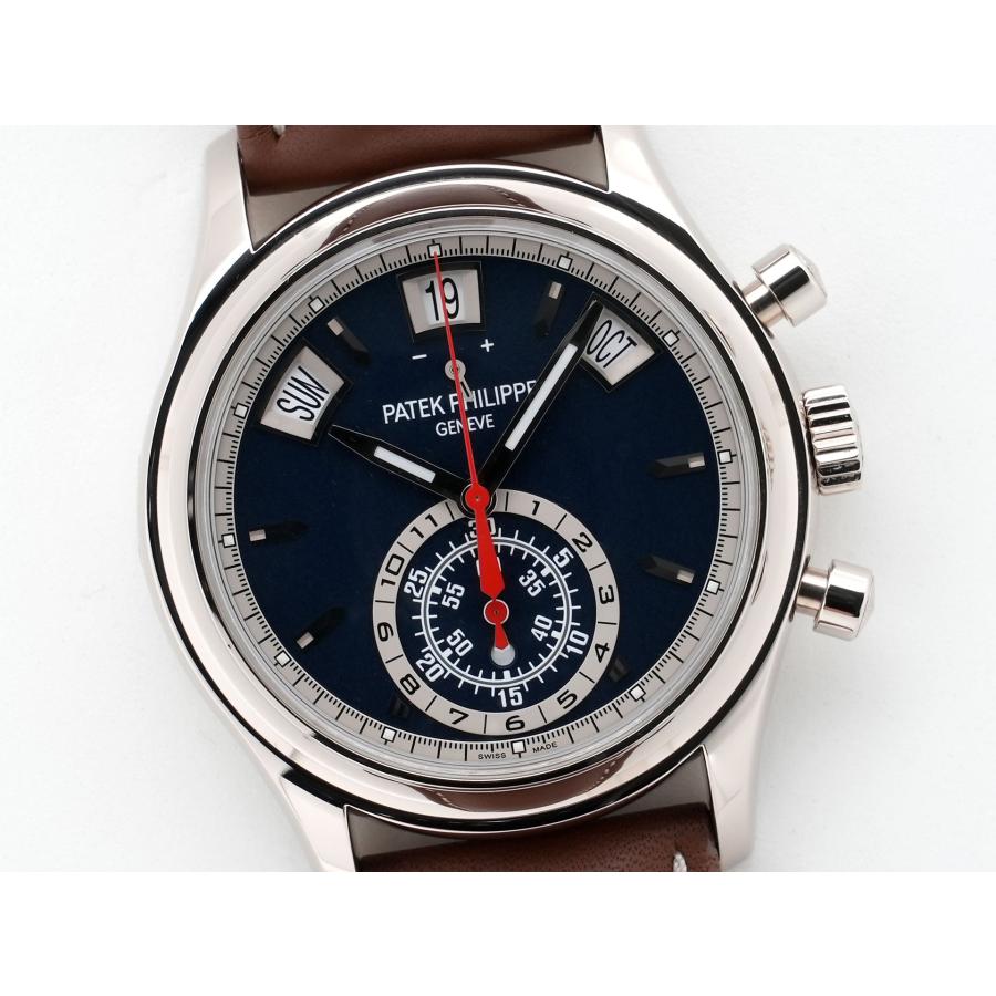 パテックフィリップ アニュアルカレンダー クロノグラフ Ref.5960/01G-001 ホワイトゴールド ブルー文字盤 | PATEK PHILIPPE | 02