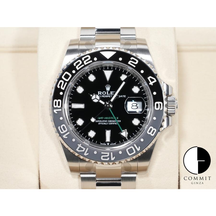 ロレックス GMTマスターII Ref.126710GRNR SS ブラック文字盤 オイスターブレスレット | GMTマスター