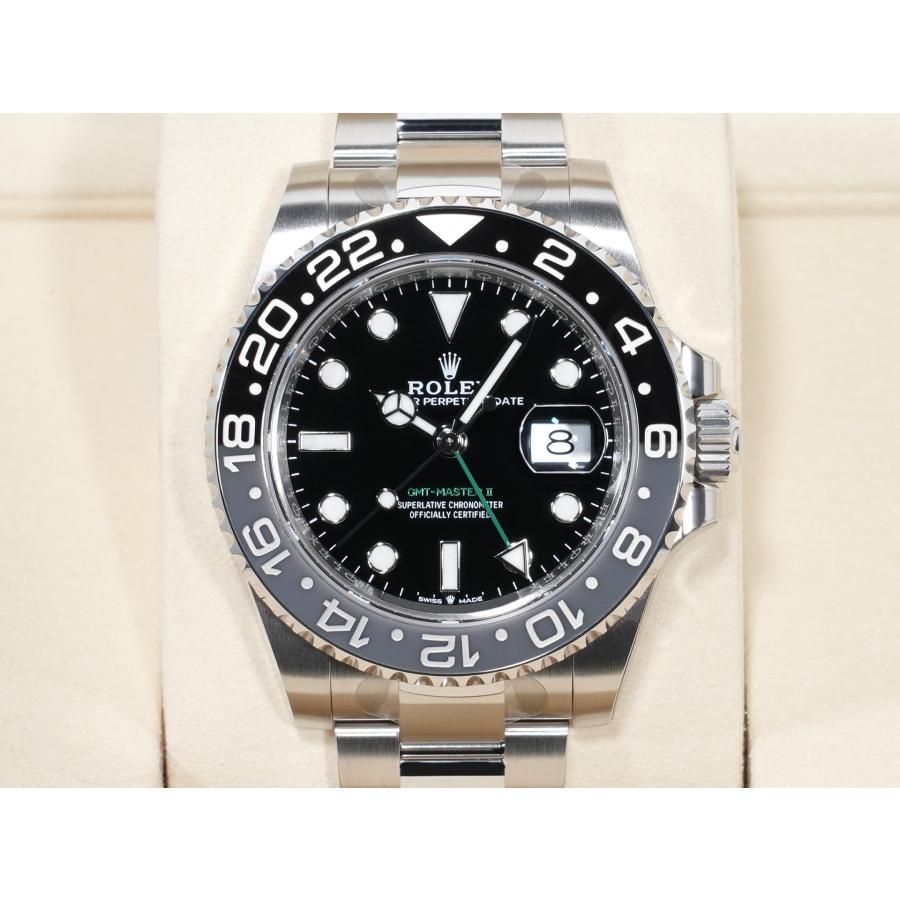 ロレックス GMTマスターII Ref.126710GRNR SS ブラック文字盤 オイスターブレスレット | GMTマスター | 01