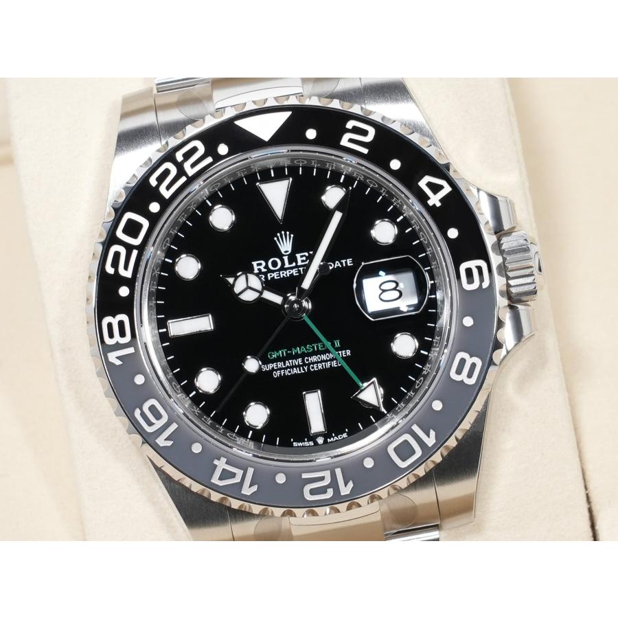 ロレックス GMTマスターII Ref.126710GRNR SS ブラック文字盤 オイスターブレスレット | GMTマスター | 02