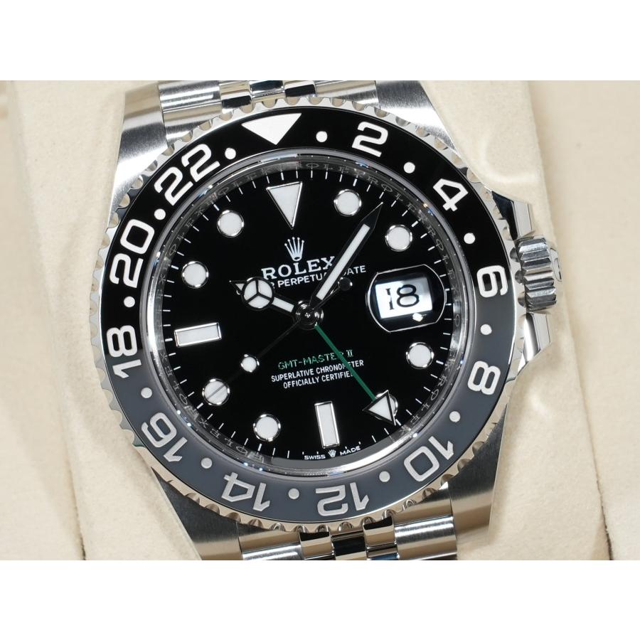 ロレックス GMTマスターII Ref.126710GRNR ステンレススチール ブラック文字盤 ジュビリーブレスレット | GMTマスター | 02