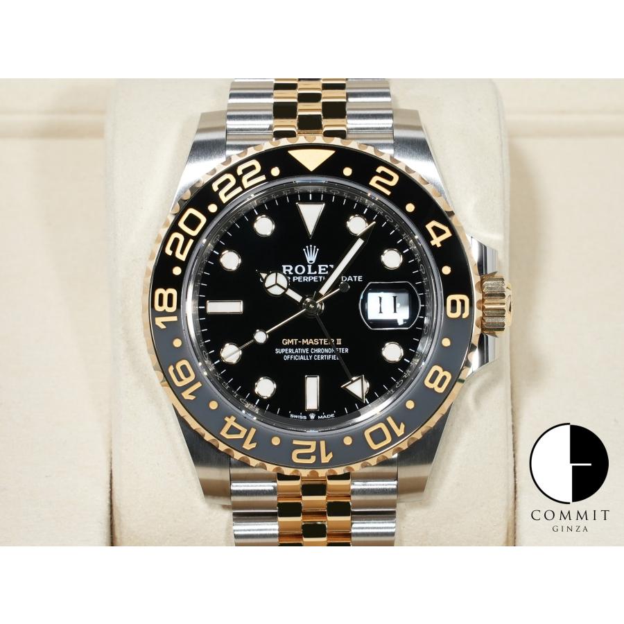 ロレックス GMTマスターII Ref.126713GRNR ステンレススチール/イエローゴールド ブラック文字盤 ジュビリーブレスレット | GMTマスター