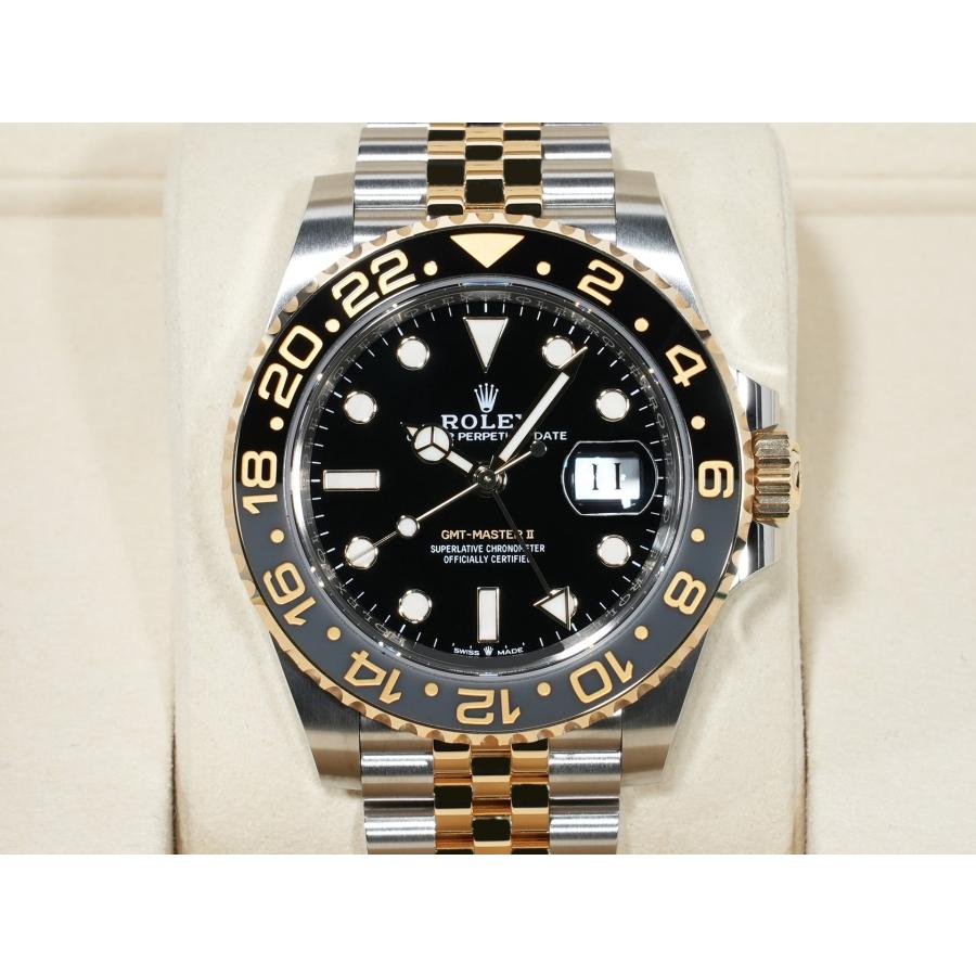ロレックス GMTマスターII Ref.126713GRNR ステンレススチール/イエローゴールド ブラック文字盤 ジュビリーブレスレット | GMTマスター | 01