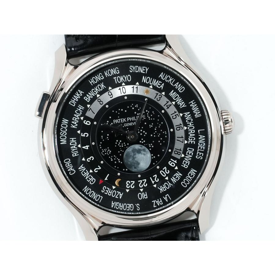 パテックフィリップ コンプリケーション ワールドタイム ムーンフェイズ Ref.5575G-001 ホワイトゴールド ブラック文字盤 | PATEK PHILIPPE | 02