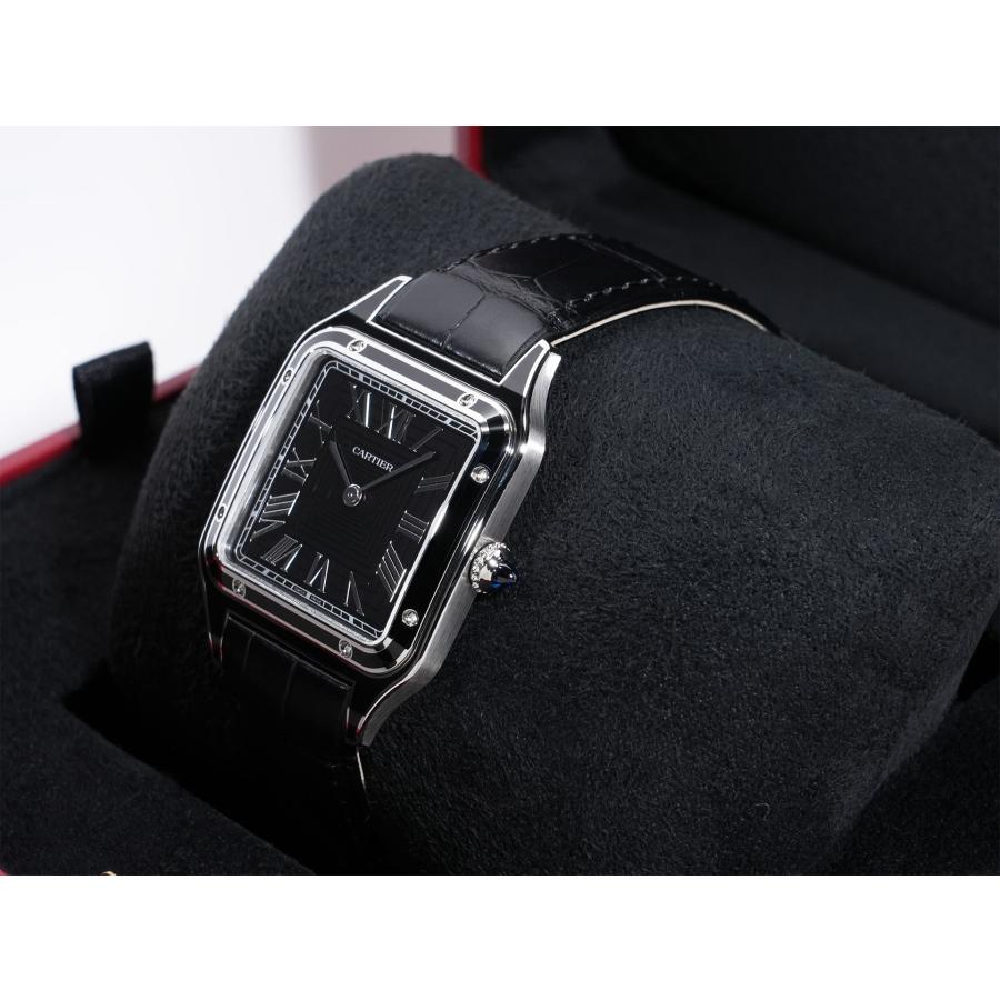 カルティエ サントス デュモン LM Ref.WSSA0046 SS ブラック文字盤 | Cartier | 03