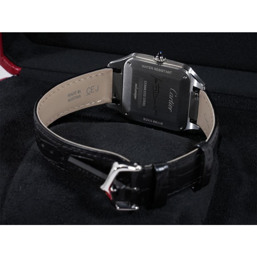 カルティエ サントス デュモン LM Ref.WSSA0046 SS ブラック文字盤 | Cartier | 06