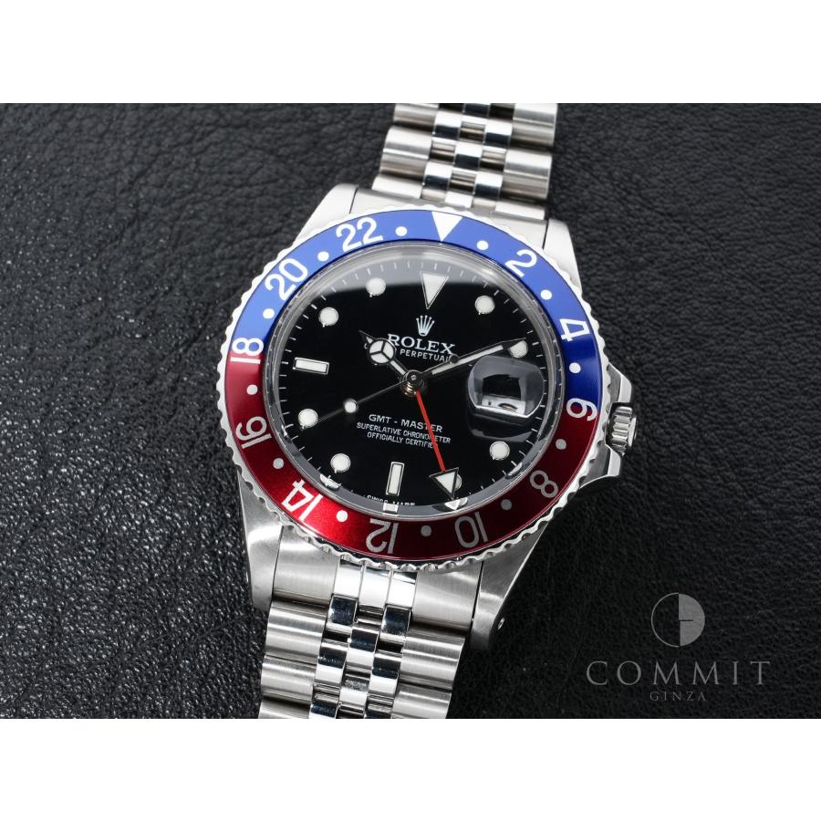 ロレックス GMTマスター Ref.16750 ステンレススチール ブラック文字盤 ジュビリーブレスレット | GMTマスター | 10