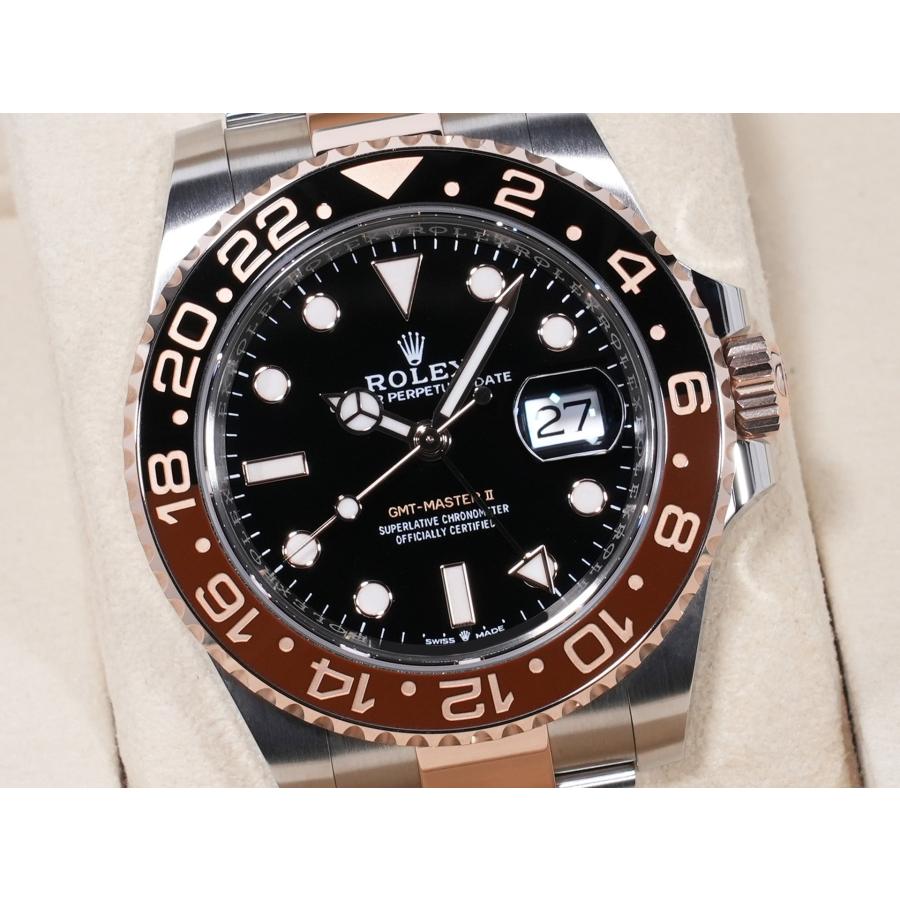 ロレックス GMTマスターII Ref.126711CHNR ステンレススチール/エバーローズゴールド ブラック文字盤 オイスターブレスレット | GMTマスター | 02