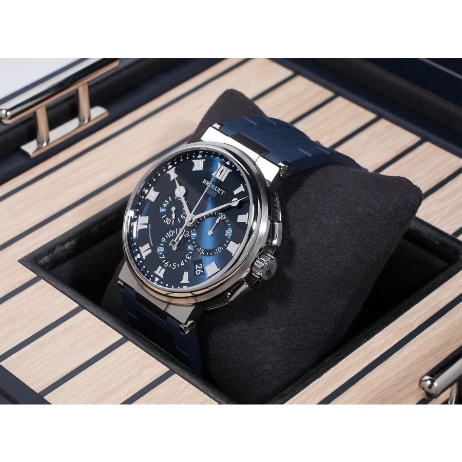 ブレゲ マリーン クロノグラフ Ref.5527TI/Y1/5WV TI ブルー文字盤 | ブレゲ | 03