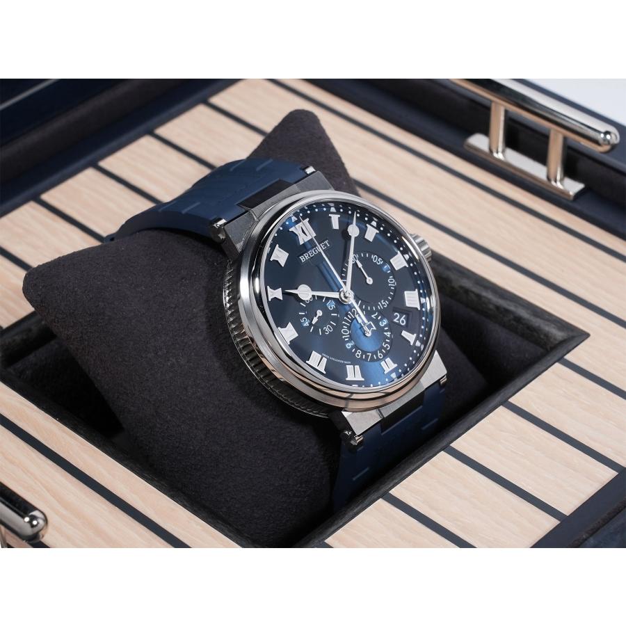 ブレゲ マリーン クロノグラフ Ref.5527TI/Y1/5WV TI ブルー文字盤 | ブレゲ | 04