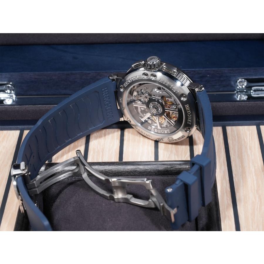 ブレゲ マリーン クロノグラフ Ref.5527TI/Y1/5WV TI ブルー文字盤 | ブレゲ | 07