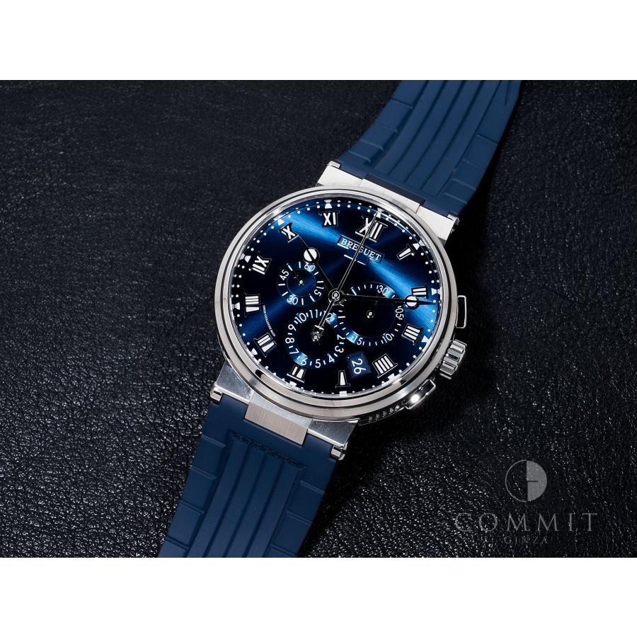 ブレゲ マリーン クロノグラフ Ref.5527TI/Y1/5WV TI ブルー文字盤 | ブレゲ | 09