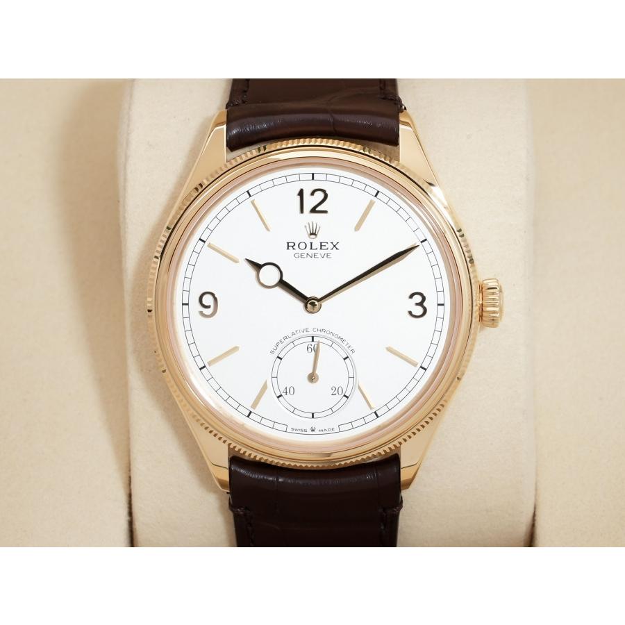 ロレックス 1908 Ref.52508 イエローゴールド ホワイト文字盤 革ベルト | ROLEX | 01