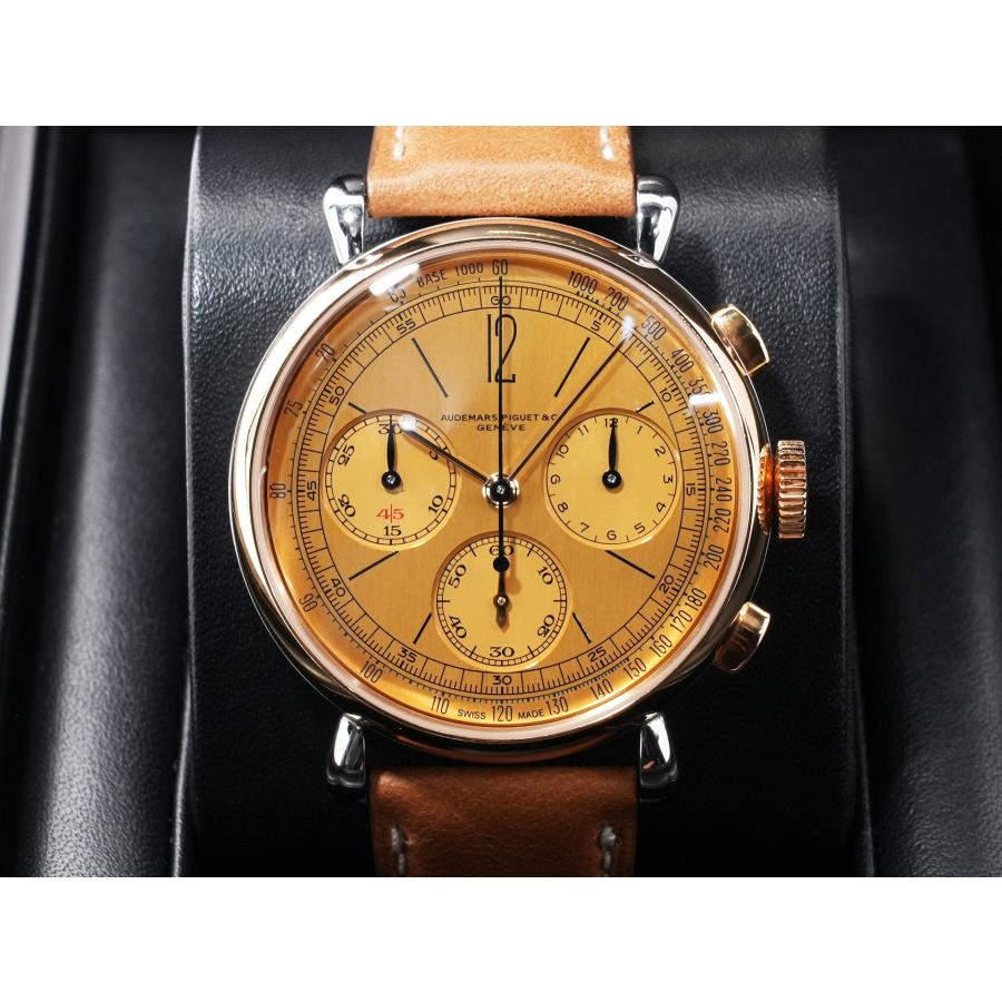 オーデマピゲ リマスター 01 クロノグラフ Ref.26595SR.OO.A032VE.01 SS/PG ゴールドカラー文字盤 | AUDEMARS PIGUET | 01