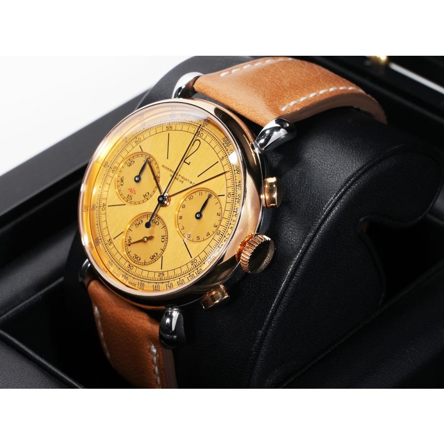 オーデマピゲ リマスター 01 クロノグラフ Ref.26595SR.OO.A032VE.01 SS/PG ゴールドカラー文字盤 | AUDEMARS PIGUET | 03