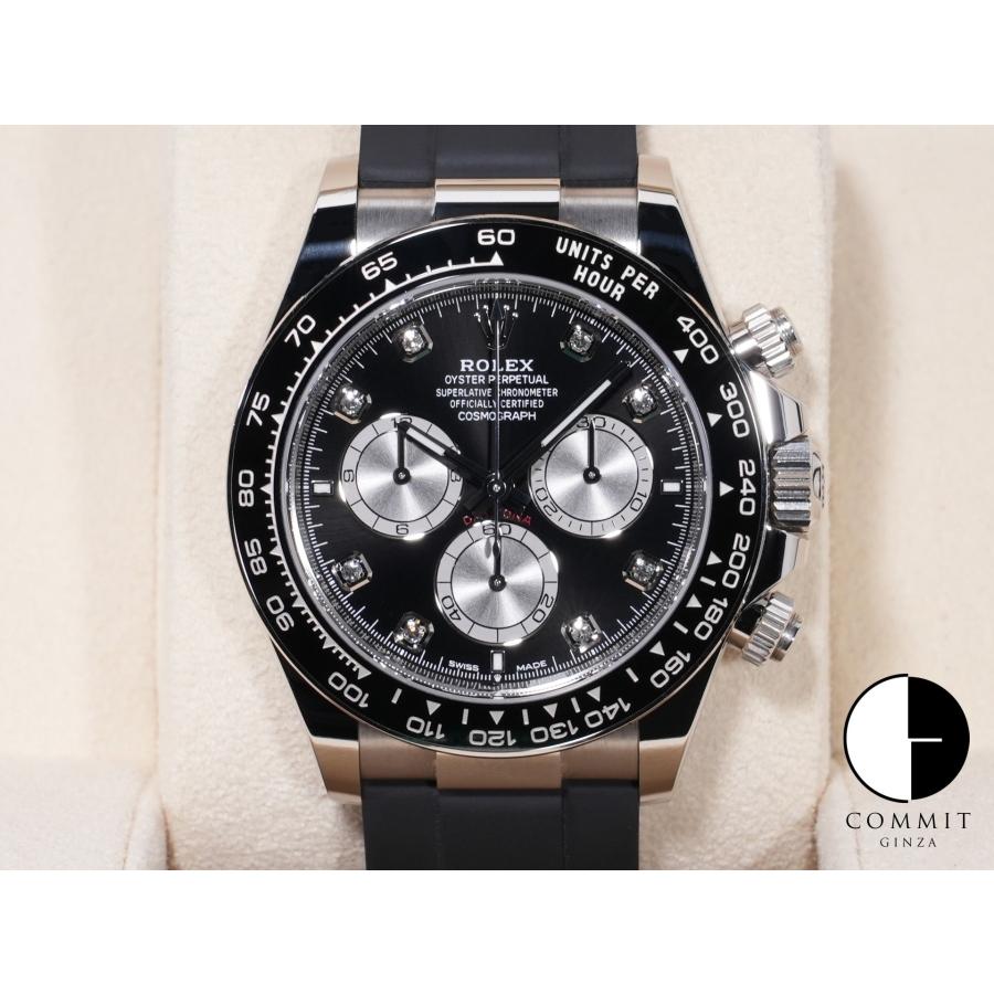 ロレックス デイトナ Ref.126519LN ホワイトゴールド ブライトブラックxスチールx8Pダイヤ文字盤 | コスモグラフ デイトナ