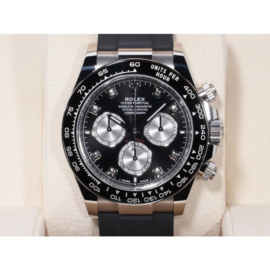 ロレックス デイトナ Ref.126519LN ホワイトゴールド ブライトブラックxスチールx8Pダイヤ文字盤 | コスモグラフ デイトナ | 01