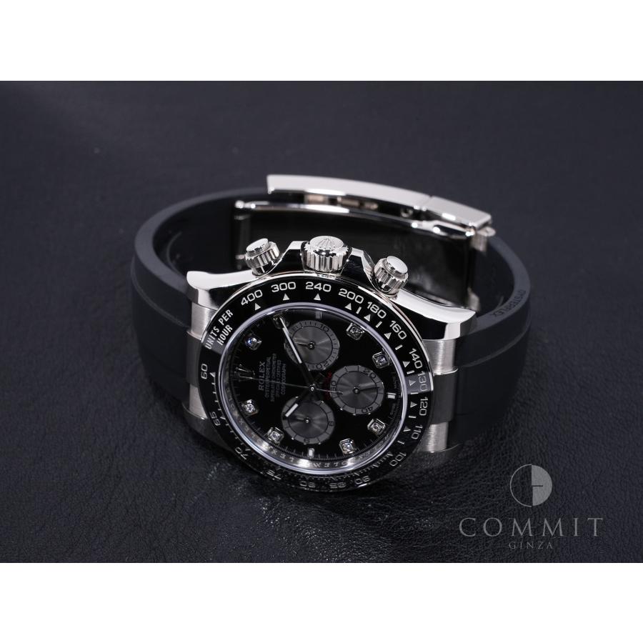 ロレックス デイトナ Ref.126519LN ホワイトゴールド ブライトブラックxスチールx8Pダイヤ文字盤 | コスモグラフ デイトナ | 09
