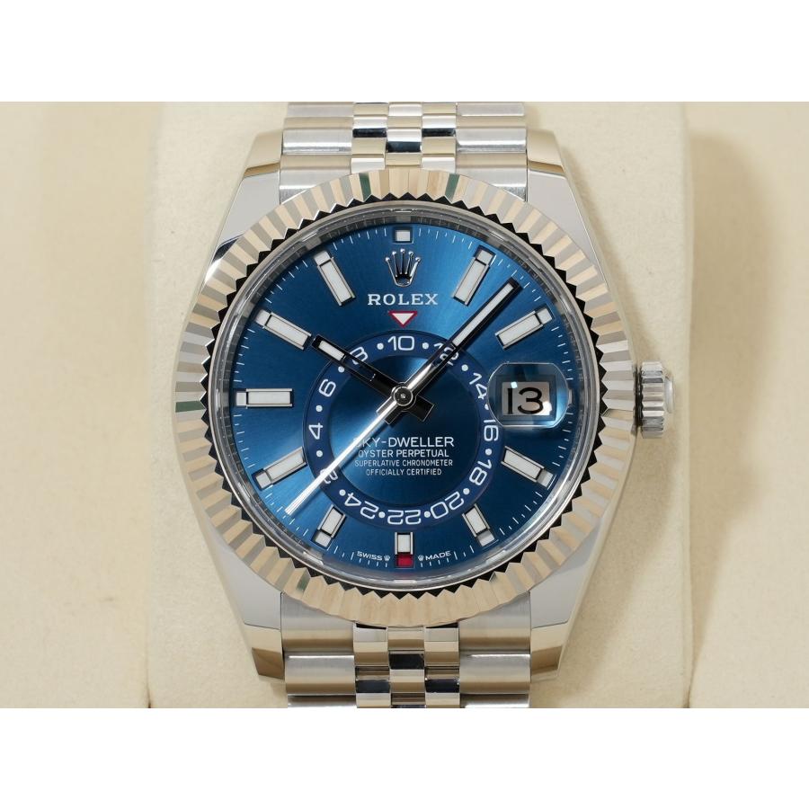 ロレックス スカイドゥエラー Ref.336934 ステンレススチール/ホワイトゴールド ブルー文字盤 ジュビリーブレスレット | スカイドゥエラー | 01