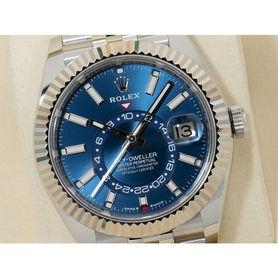 ロレックス スカイドゥエラー Ref.336934 ステンレススチール/ホワイトゴールド ブルー文字盤 ジュビリーブレスレット | スカイドゥエラー | 02