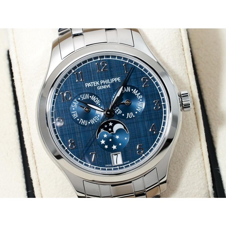パテックフィリップ アニュアルカレンダー ムーンフェイズ Ref.4947/1A-001 ステンレススチール ブルー文字盤 | PATEK PHILIPPE | 02