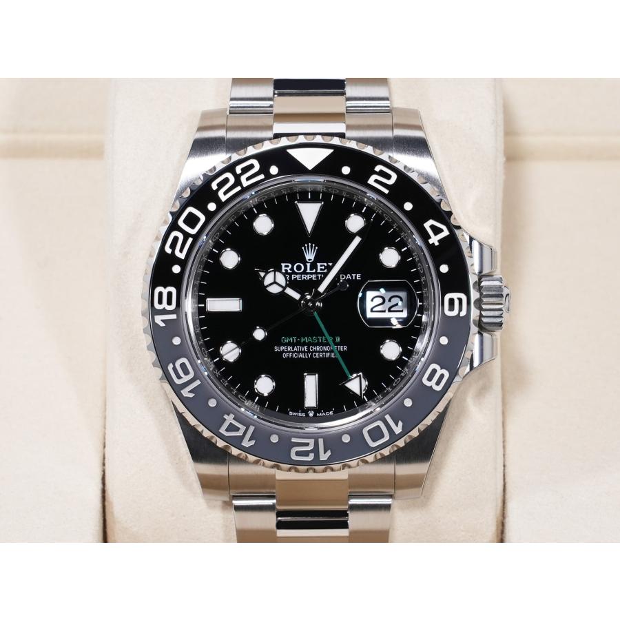 ロレックス GMTマスターII Ref.126710GRNR ステンレススチール ブラック文字盤 オイスターブレスレット | GMTマスター | 01