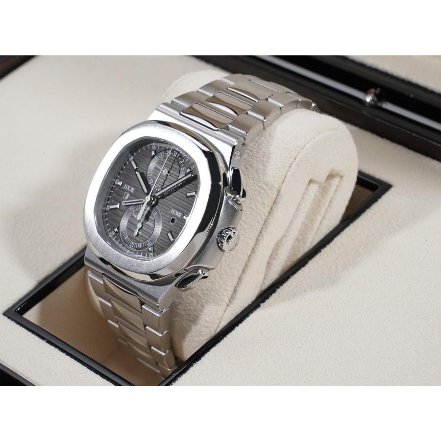 パテックフィリップ ノーチラス トラベルタイム クロノグラフ Ref.5990/1A-001 SS ブラックグラデーション文字盤 | ノーチラス | 03