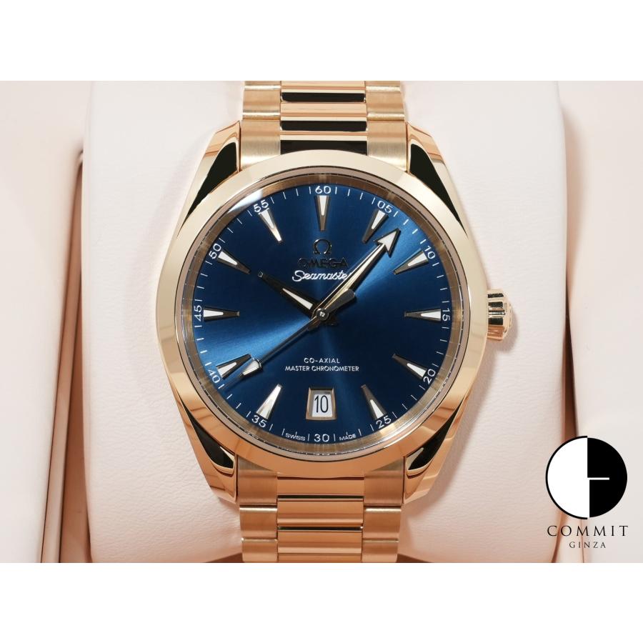 オメガ シーマスター アクアテラ 150M Ref.220.50.38.20.03.001 ムーンシャインゴールド ブルー文字盤 | OMEGA