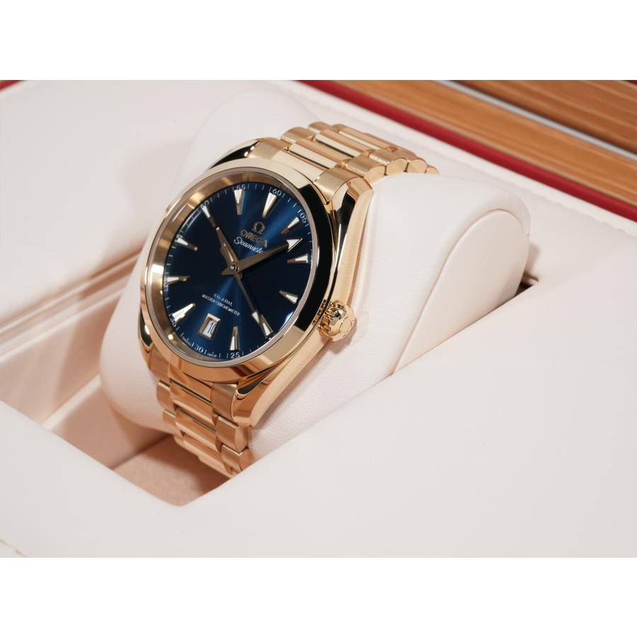 オメガ シーマスター アクアテラ 150M Ref.220.50.38.20.03.001 ムーンシャインゴールド ブルー文字盤 | OMEGA | 03