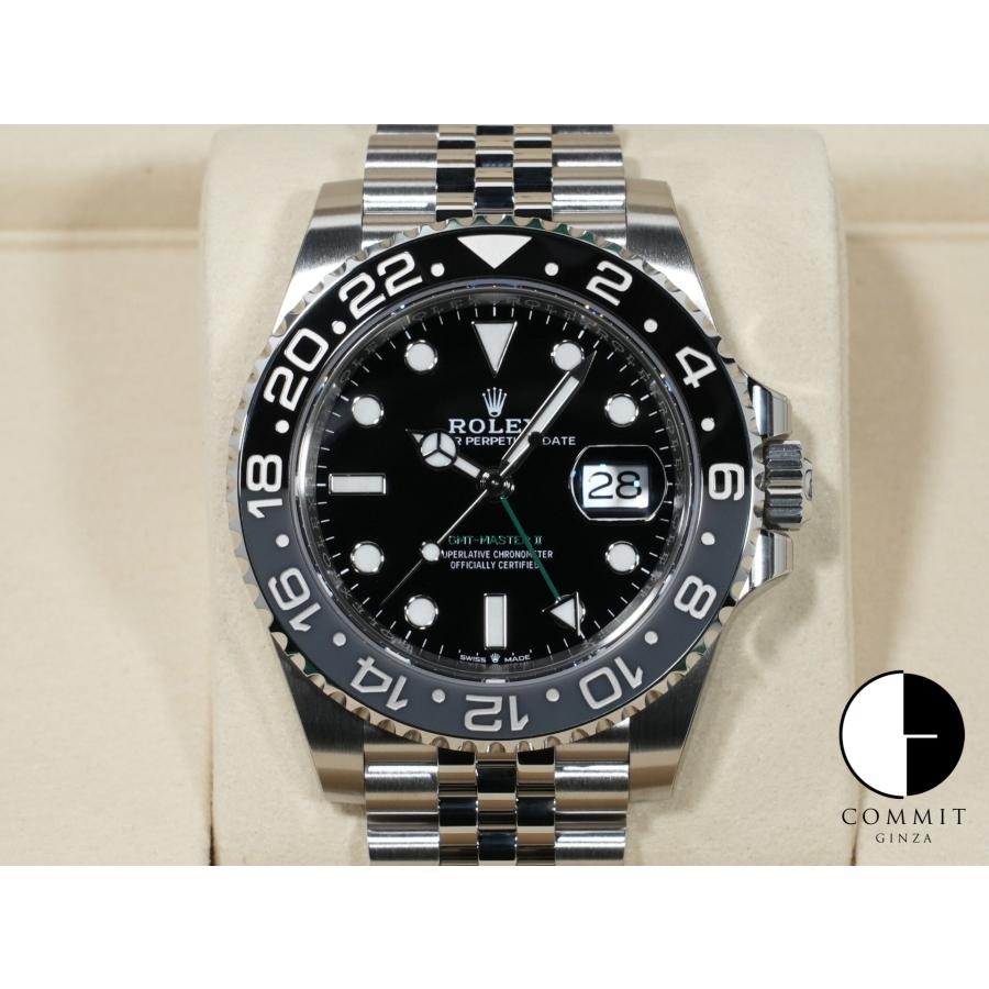 ロレックス GMTマスターII Ref.126710GRNR ステンレススチール ブラック文字盤 ジュビリーブレスレット | GMTマスター