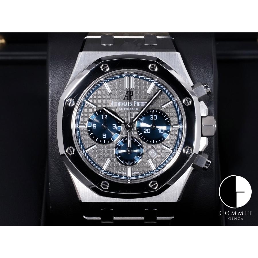 オーデマピゲ ロイヤルオーク クロノグラフ Ref.26331IP.OO.1220IP.01 TI x PT スレートグレー×ブルー文字盤 | ロイヤルオーク