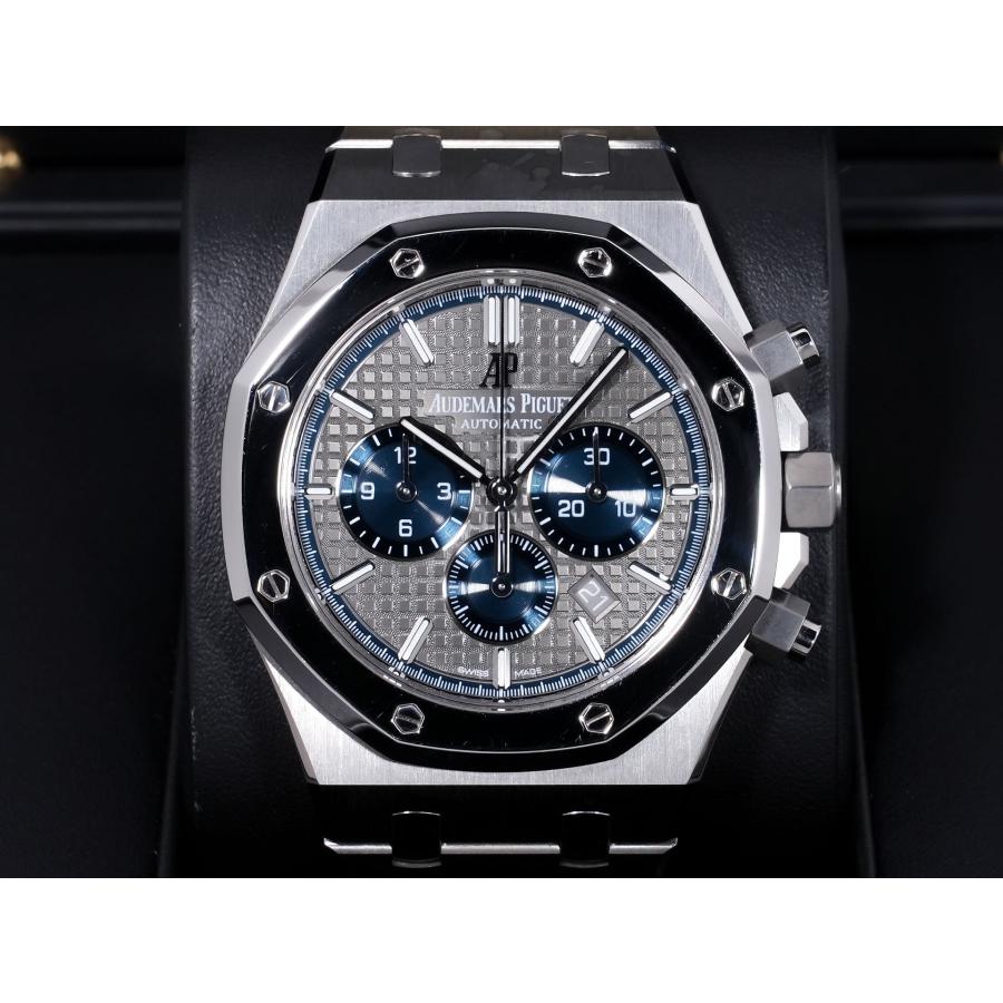 オーデマピゲ ロイヤルオーク クロノグラフ Ref.26331IP.OO.1220IP.01 TI x PT スレートグレー×ブルー文字盤 | ロイヤルオーク | 01