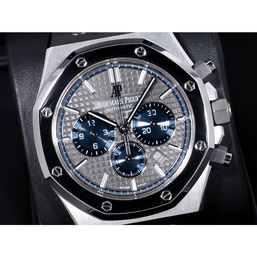 オーデマピゲ ロイヤルオーク クロノグラフ Ref.26331IP.OO.1220IP.01 TI x PT スレートグレー×ブルー文字盤 | ロイヤルオーク | 02