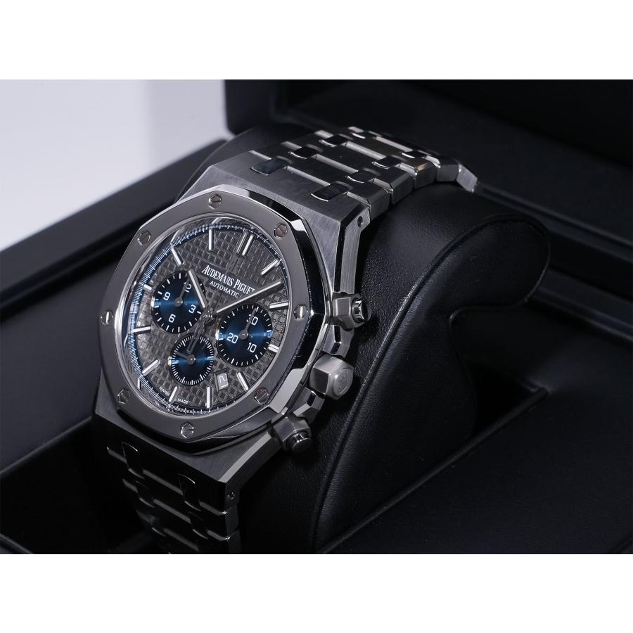 オーデマピゲ ロイヤルオーク クロノグラフ Ref.26331IP.OO.1220IP.01 TI x PT スレートグレー×ブルー文字盤 | ロイヤルオーク | 03