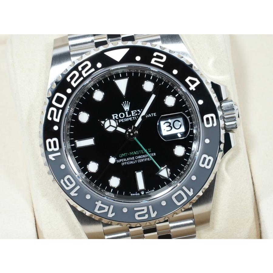 ロレックス GMTマスターII Ref.126710GRNR SS ブラック文字盤 ジュビリーブレスレット | GMTマスター | 02