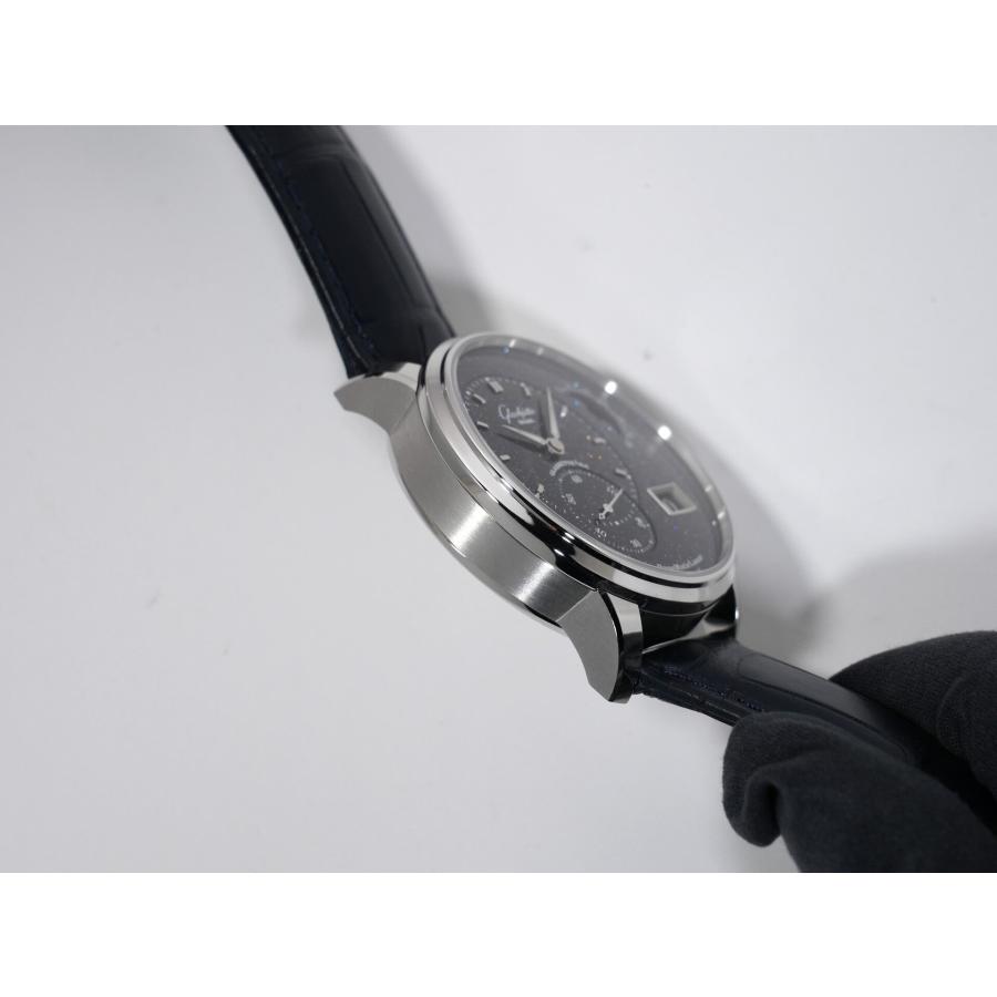 グラスヒュッテオリジナル パノマティック ルナ アニバーサリー エディション Ref.1-92-14-01-03-61 プラチナ ダークブルーのアベンチュリン文字盤 | GLASHUTTE ORIGINAL | 04