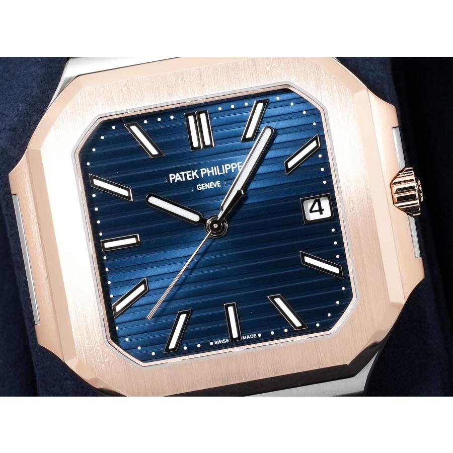 パテックフィリップ キュビタス Ref.5821/1AR-001 ステンレススチール/ローズゴールド ブルーソレイユ文字盤 | PATEK PHILIPPE | 02