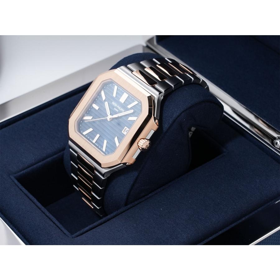 パテックフィリップ キュビタス Ref.5821/1AR-001 ステンレススチール/ローズゴールド ブルーソレイユ文字盤 | PATEK PHILIPPE | 03
