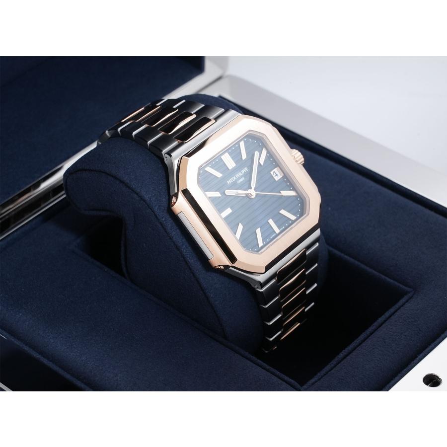 パテックフィリップ キュビタス Ref.5821/1AR-001 ステンレススチール/ローズゴールド ブルーソレイユ文字盤 | PATEK PHILIPPE | 04